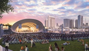 Rendering of the San Diego Symphony's new outdoor venue The Shell